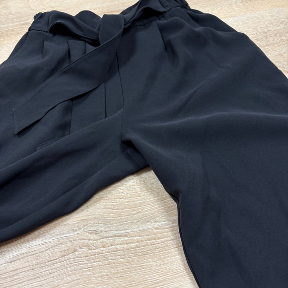 Lululemon Wide Leg High Rise Paperbag Waist Pants Women's 4 Color Black - Picture 2 of 5